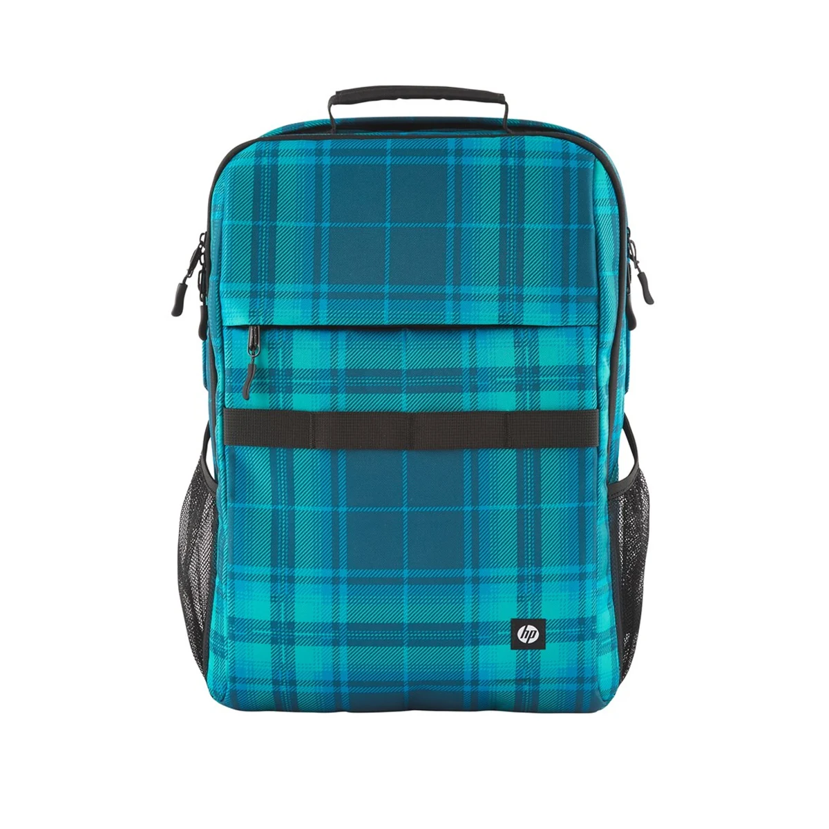 Plecak HP Campus XL na laptopa 16" - Niebiesko-turkusowa krata (7J594AA)