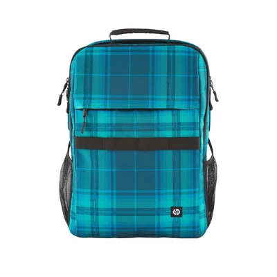 Plecak HP Campus XL na laptopa 16" - Niebiesko-turkusowa krata (7J594AA)