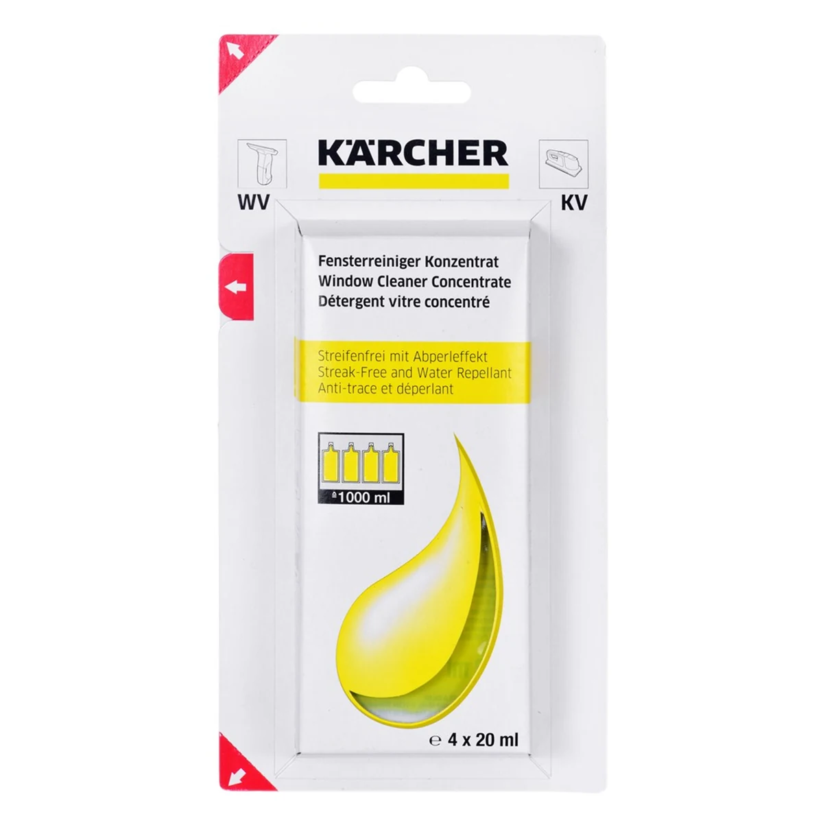 Płyn do szyb KARCHER RM 503 20 ml 4 szt