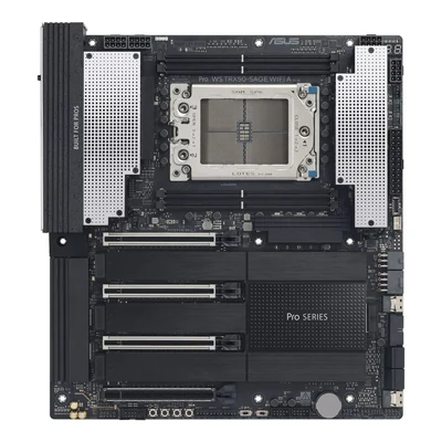 Płyta główna serwerowa ASUS PRO WS TRX50-SAGE WIFI, AMD TRX50, 2x PCIe 4.0 x16, 4x DDR4 3200 MHz, LAN 2.5 GbE, Wi-Fi 6, ECC, RAID
