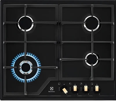 Płyta gazowa Electrolux EGS6436RK (4 palniki, czarna) - WYPRZEDAŻ