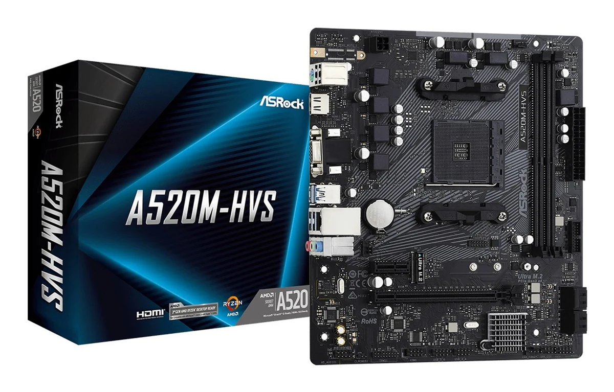 Płyta główna Asrock A520M-HVS Socket AM4