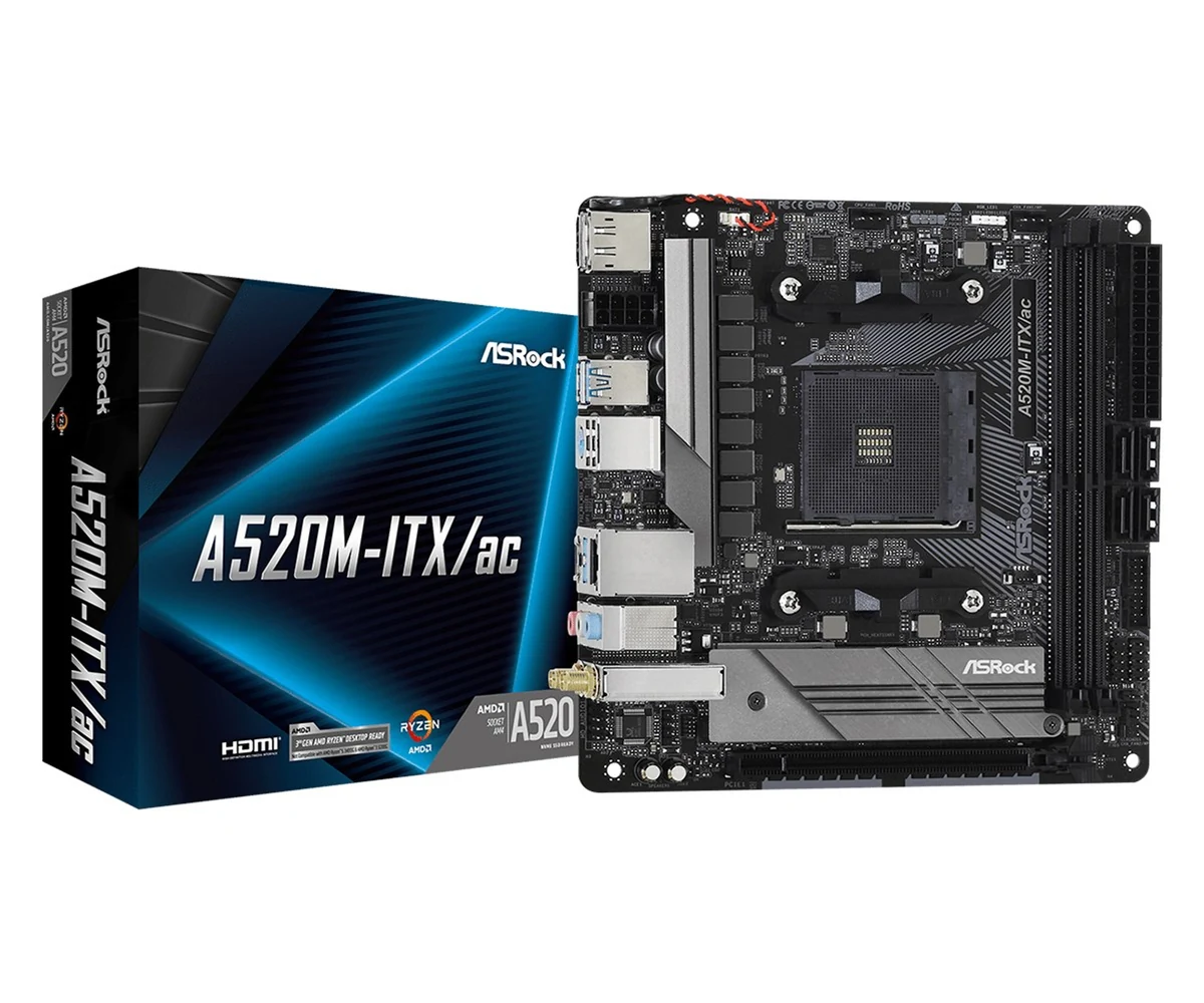 Płyta główna Asrock A520M-ITX/AC Socket AM4