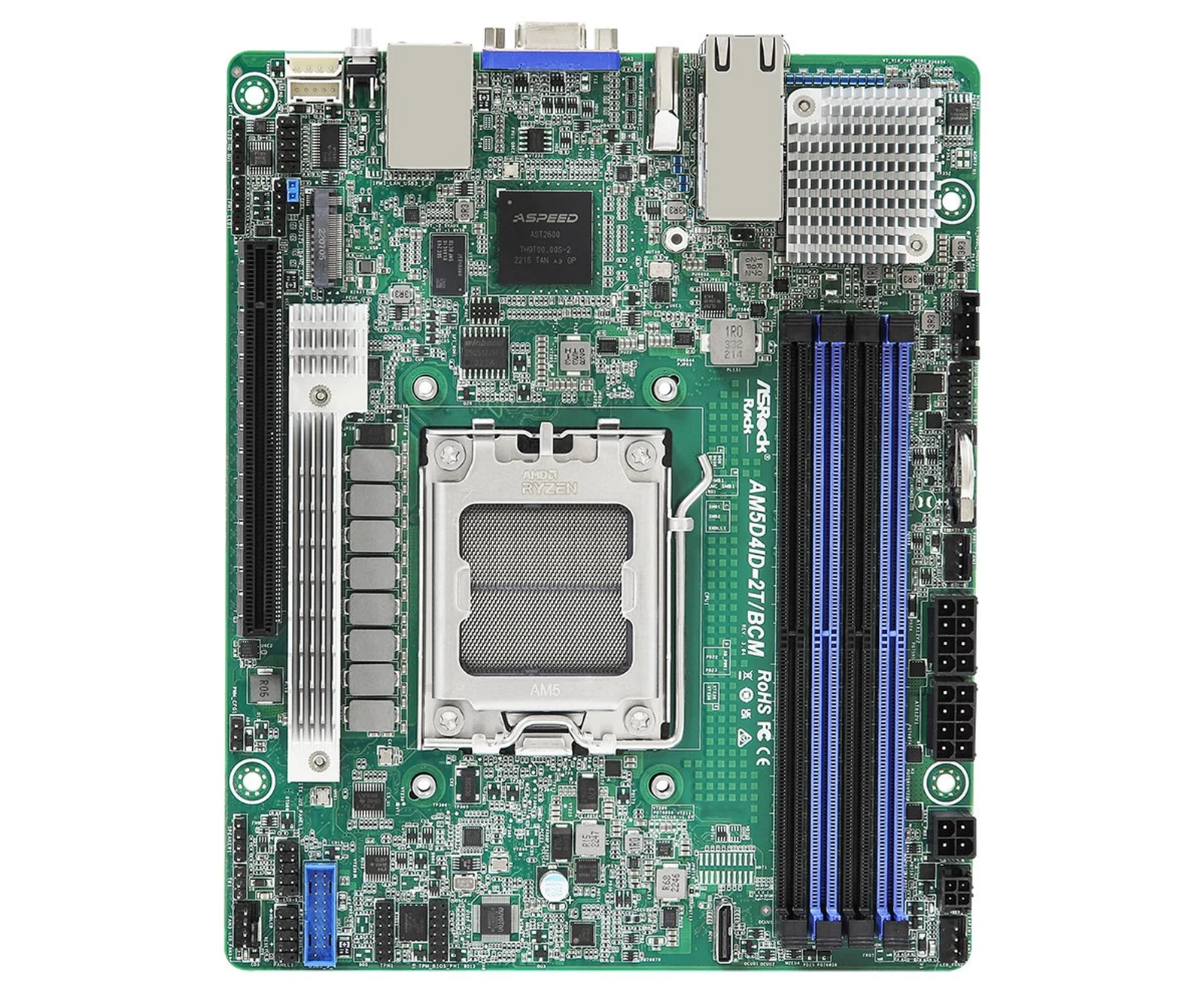 Płyta główna ASRock AM5D4ID-2T/BCM dla AMD Ryzen 7000 — zdjęcie 1 z 4