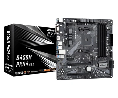 Płyta główna AsRock B450M PRO4 R2.0 Socket AM4