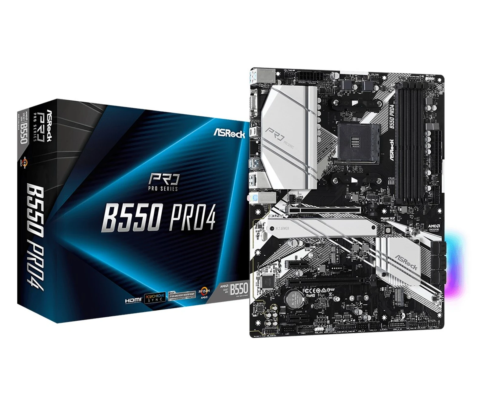 Płyta główna Asrock B550 PRO4 Socket AM4 — zdjęcie 1 z 5