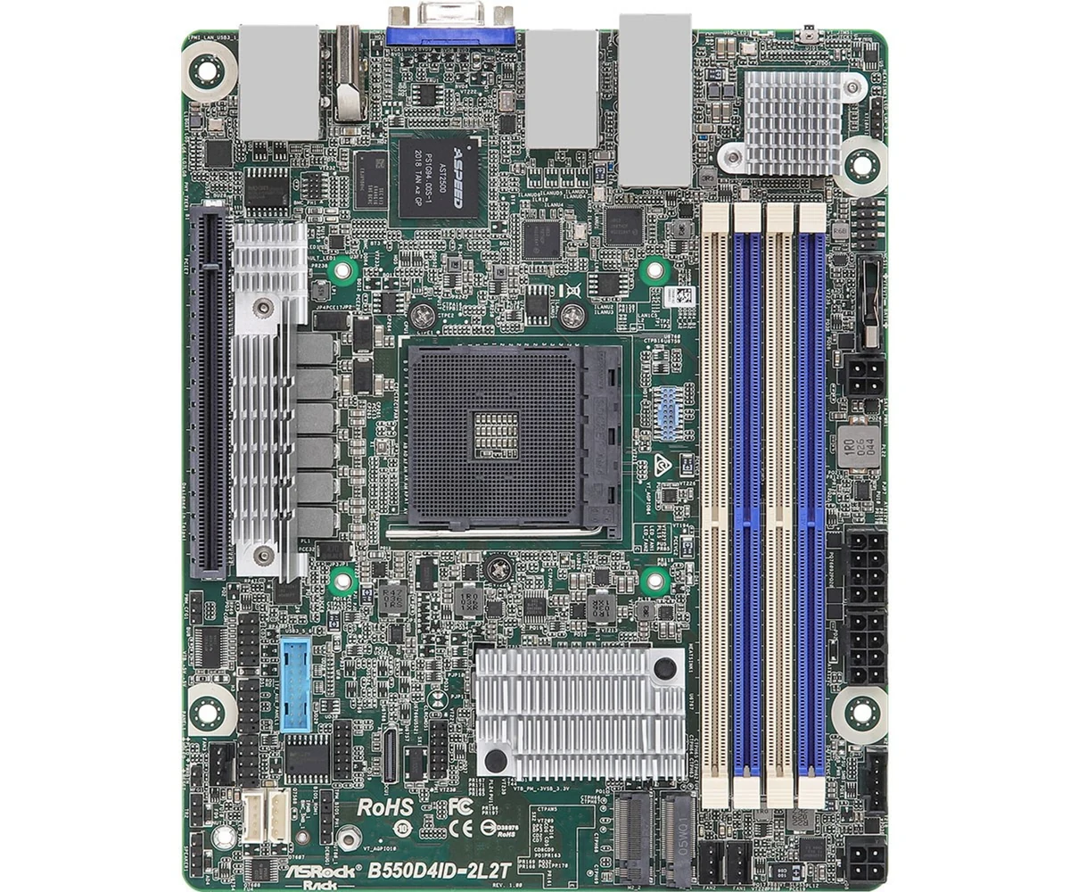 Płyta główna ASRock B550D4ID-2L2T Socket AM4
