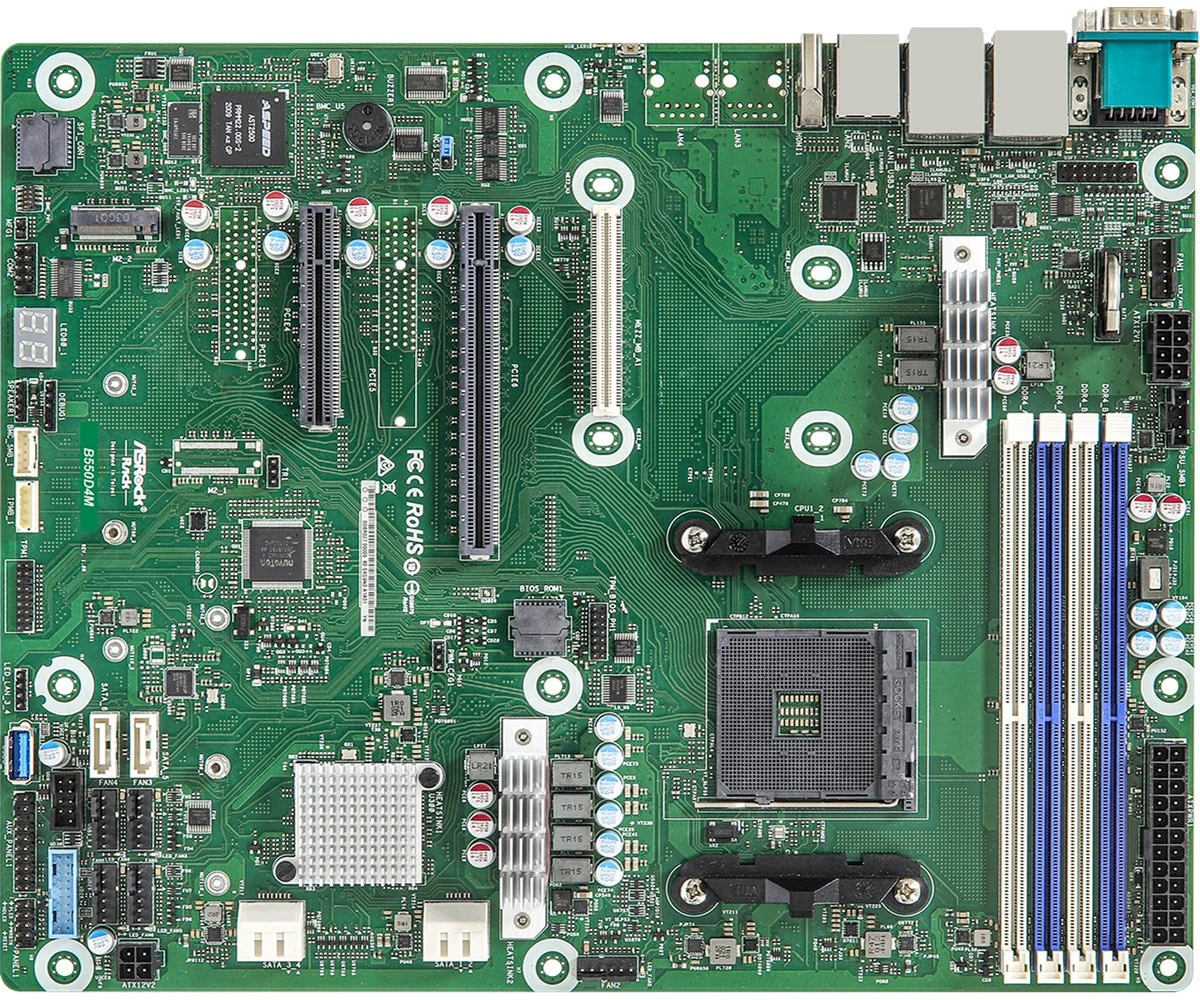 Płyta główna ASRock B550D4M 1x AM4 AMD Ryzen