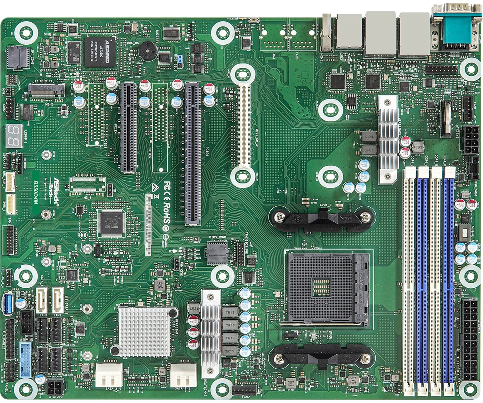 Płyta główna ASRock B550D4M 1x AM4 AMD Ryzen — zdjęcie 1 z 4
