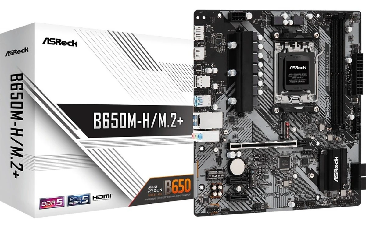 Płyta główna ASRock B650M-H/M.2+ Socket AM5