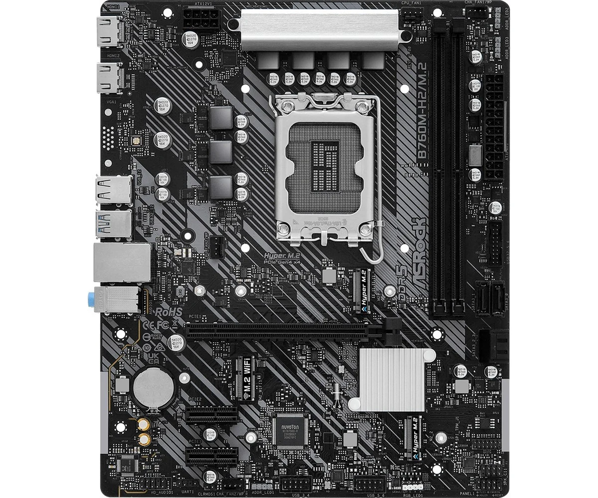 Płyta główna ASRock B760M-H2/M.2 Socket-1700