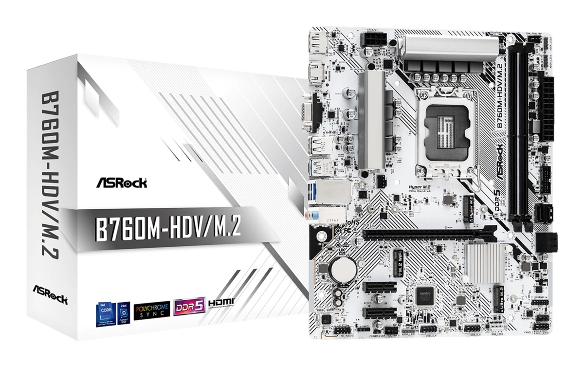 Płyta główna Asrock B760M-HDV/M.2 Socket 1700