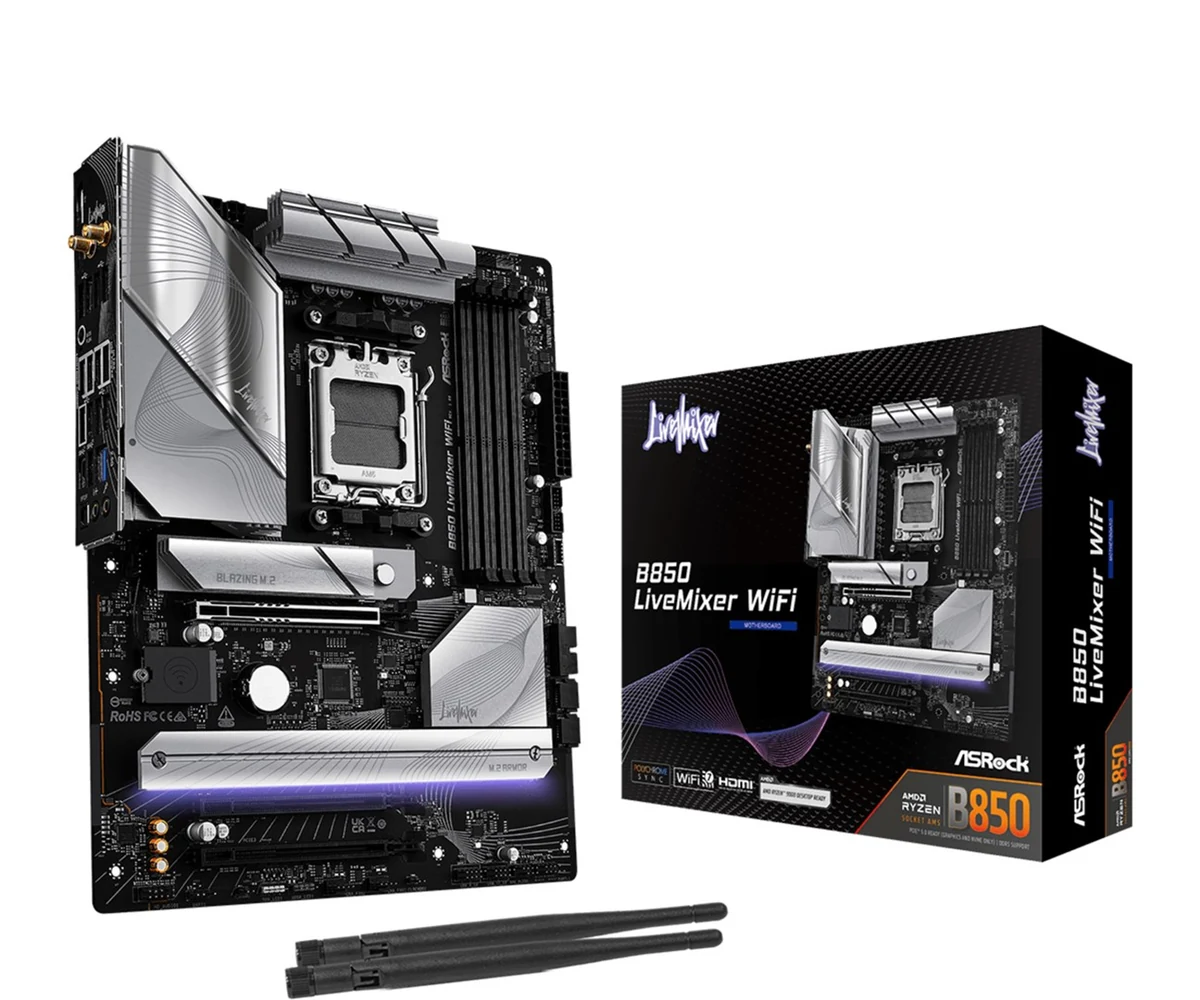 Płyta główna ASRock B850 LiveMixer WiFi Socket AM5