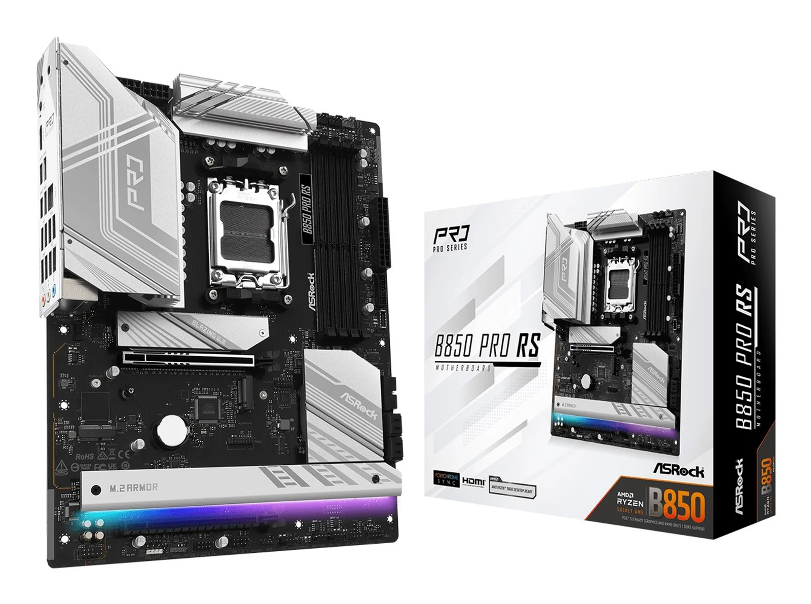 Płyta główna ASRock B850 Pro RS Socket AM5 — zdjęcie 1 z 6