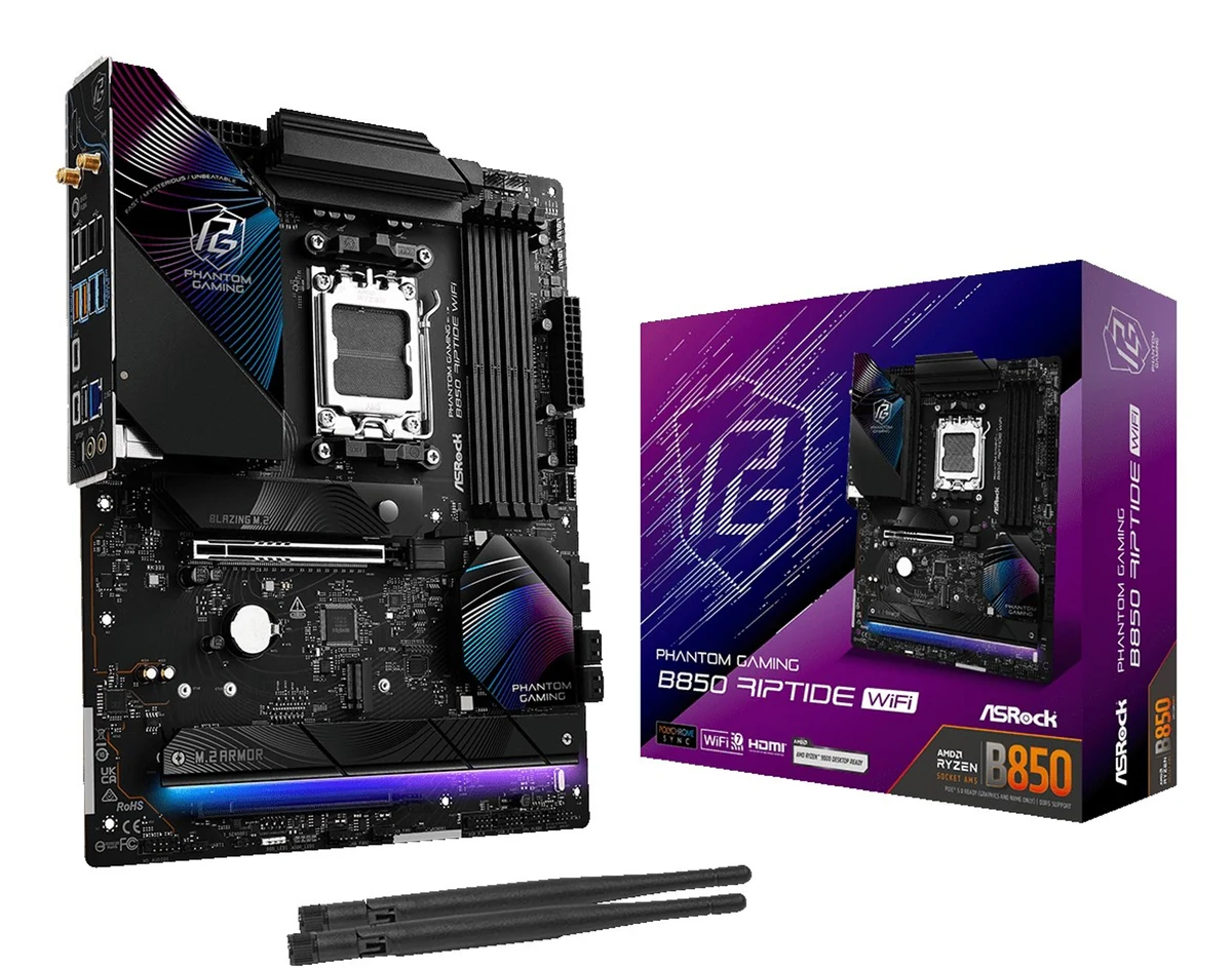 Płyta główna Asrock B850 RIPTIDE WIFI Socket AM5