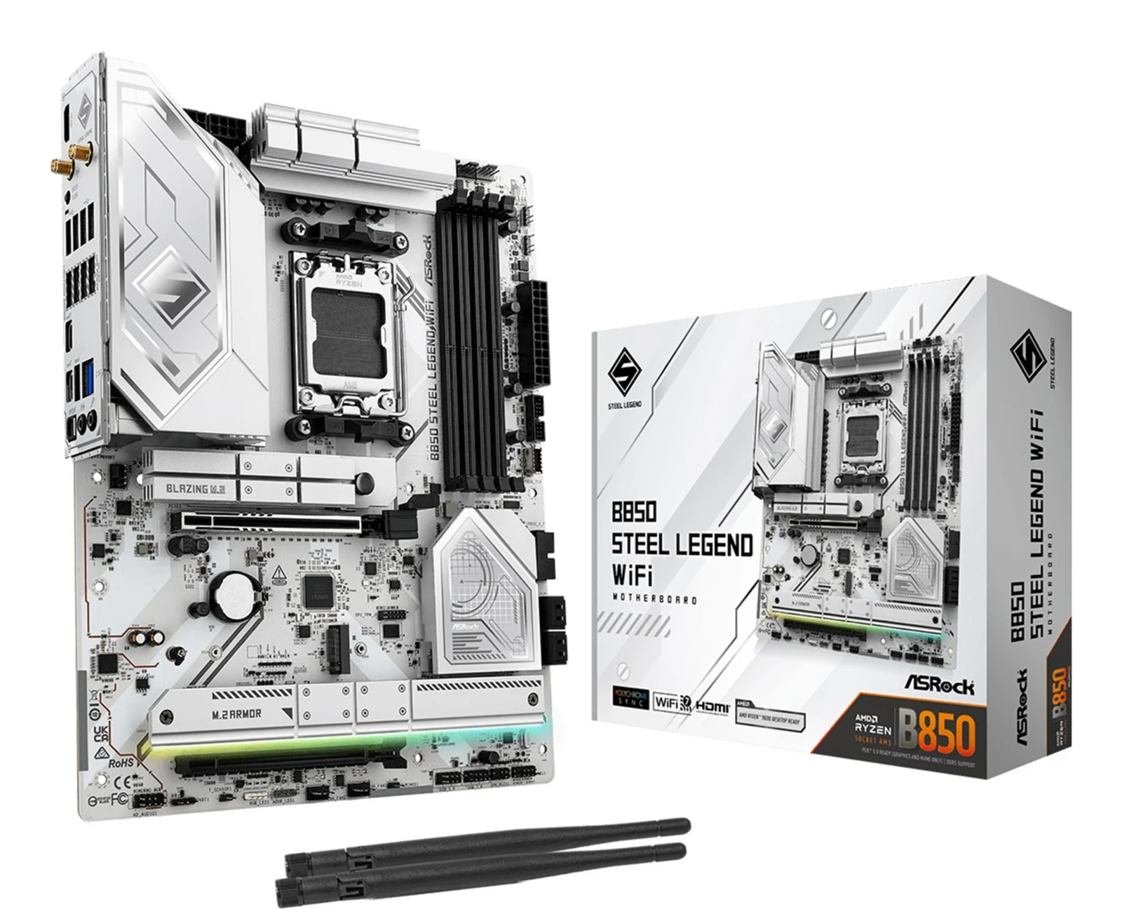 Płyta główna AsRock B850 STEEL LEGEND WIFI Socket AM5 — zdjęcie 1 z 6