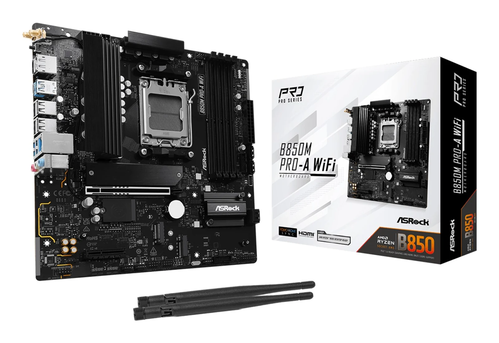 Płyta główna ASRock B850M Pro-A WiFi Socket AM5 — zdjęcie 1 z 6