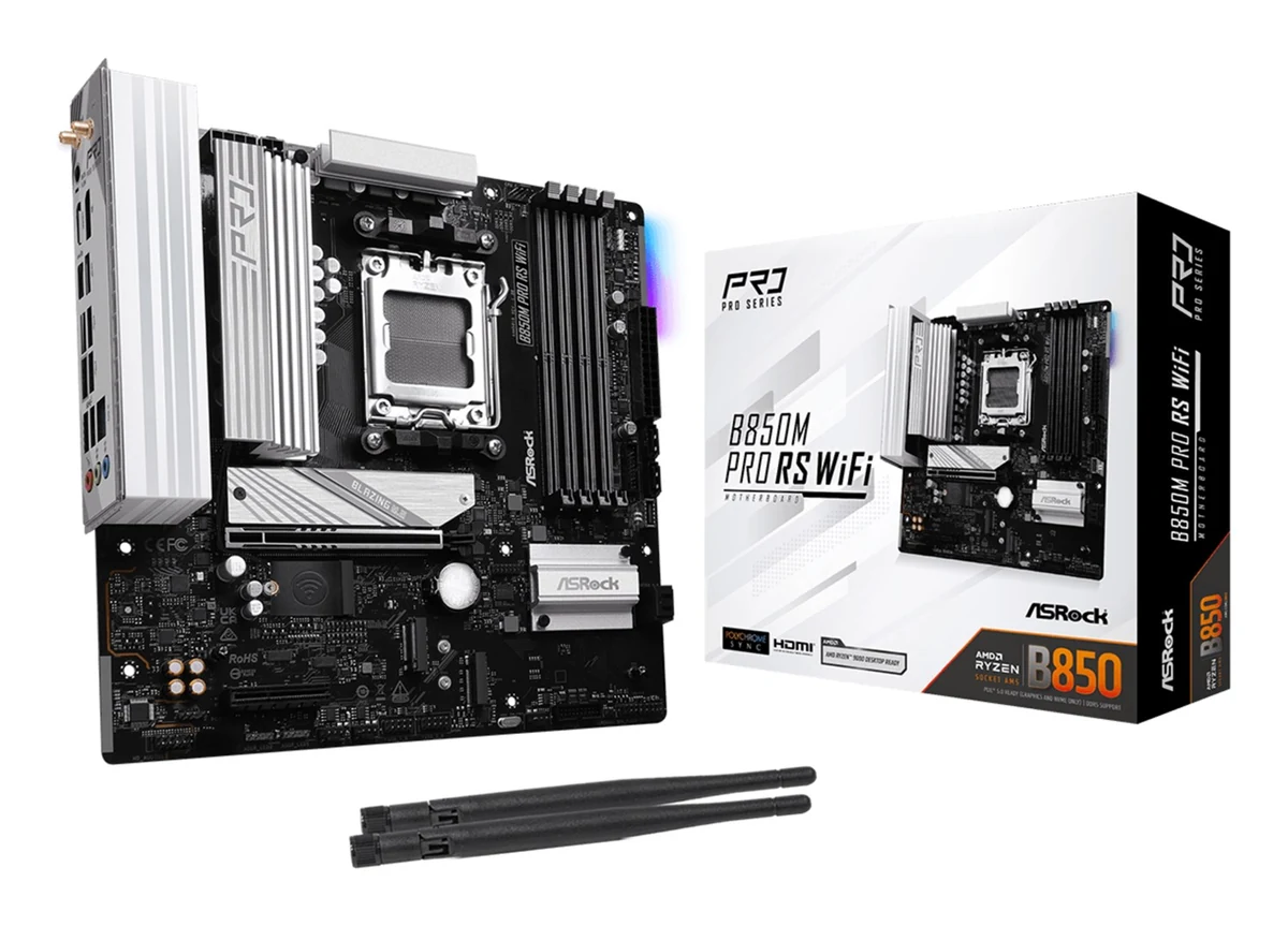 Płyta główna ASRock B850M Pro RS WiFi Socket AM5
