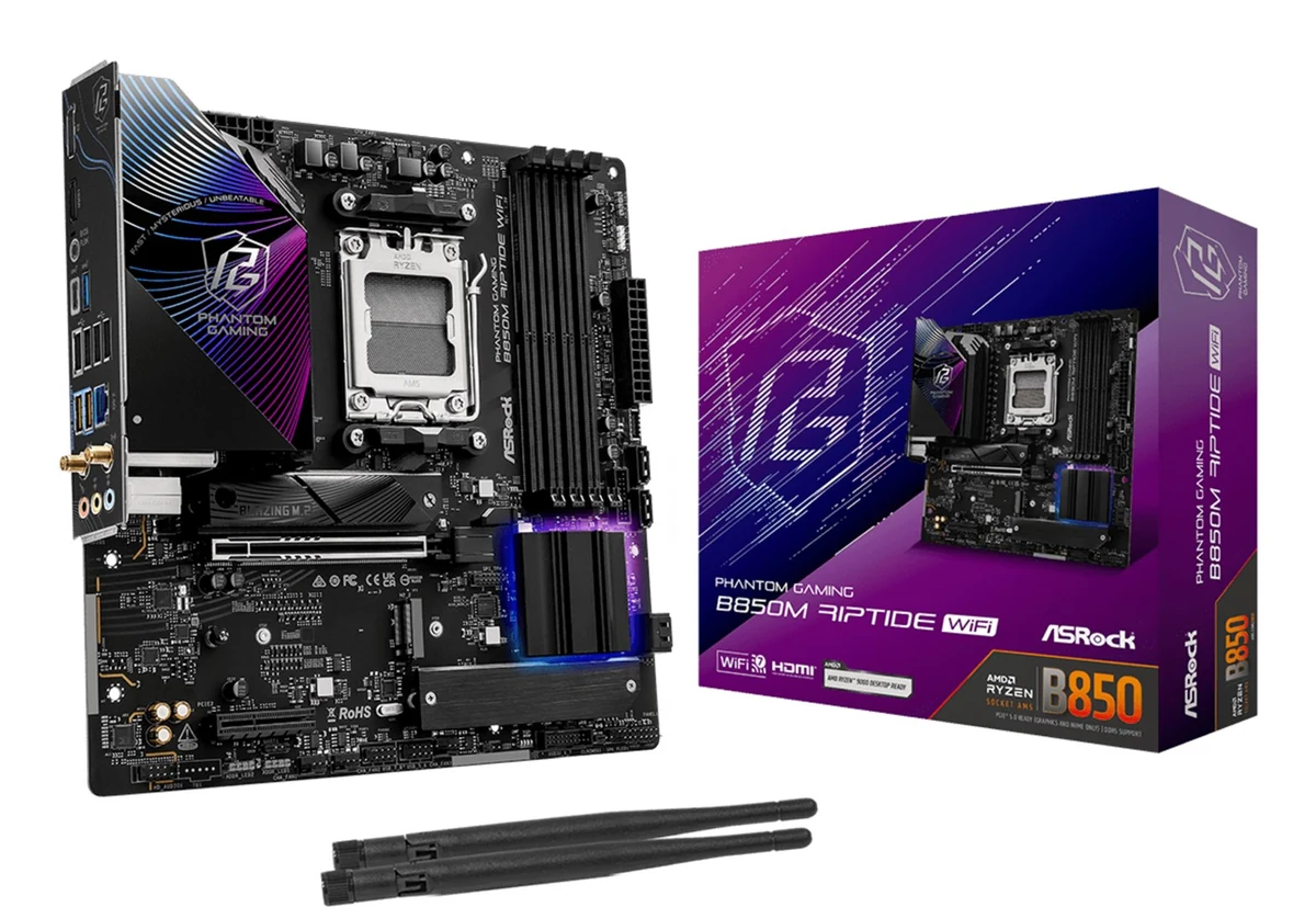 Płyta główna ASRock B850M Riptide WiFi Socket AM5