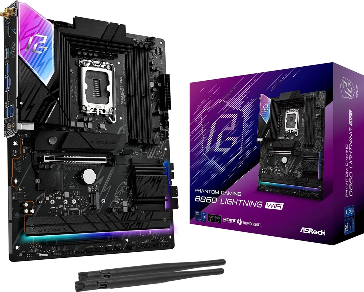 Płyta główna ASRock B860 Lightning WiFi Socket-1851