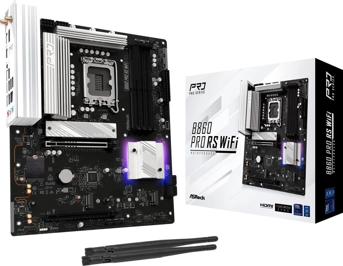 Płyta główna ASRock B860 Pro RS WiFi Socket-1851