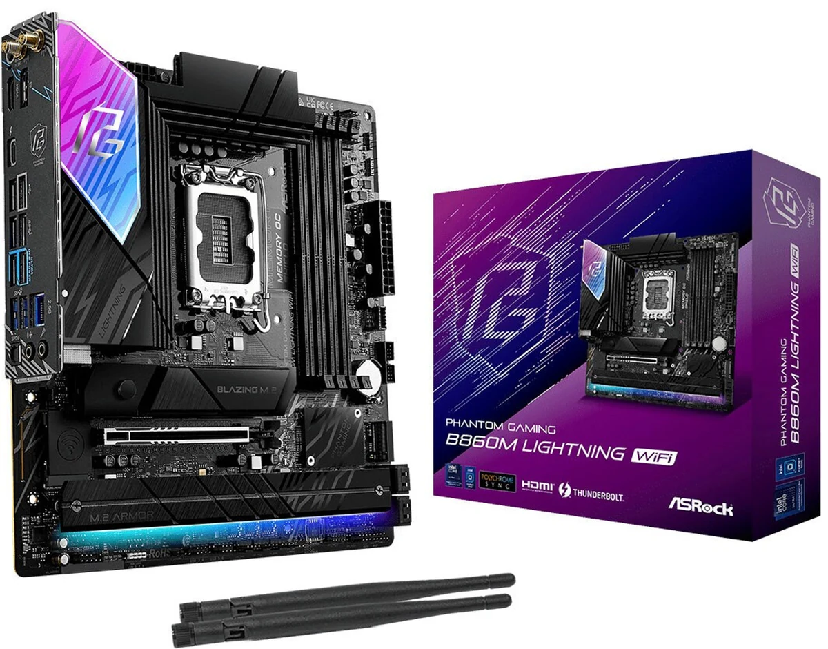 Płyta główna ASRock B860M Lightning WiFi LGA1851