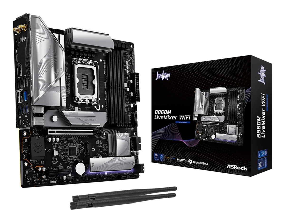 Płyta główna ASRock B860M LiveMixer WiFi Socket 1851