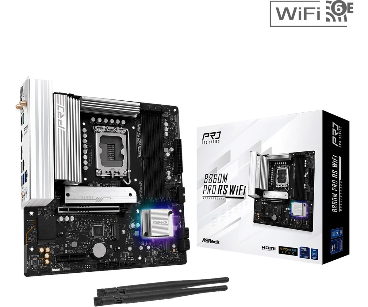 Płyta główna ASRock B860M Pro RS WiFi Socket-1851