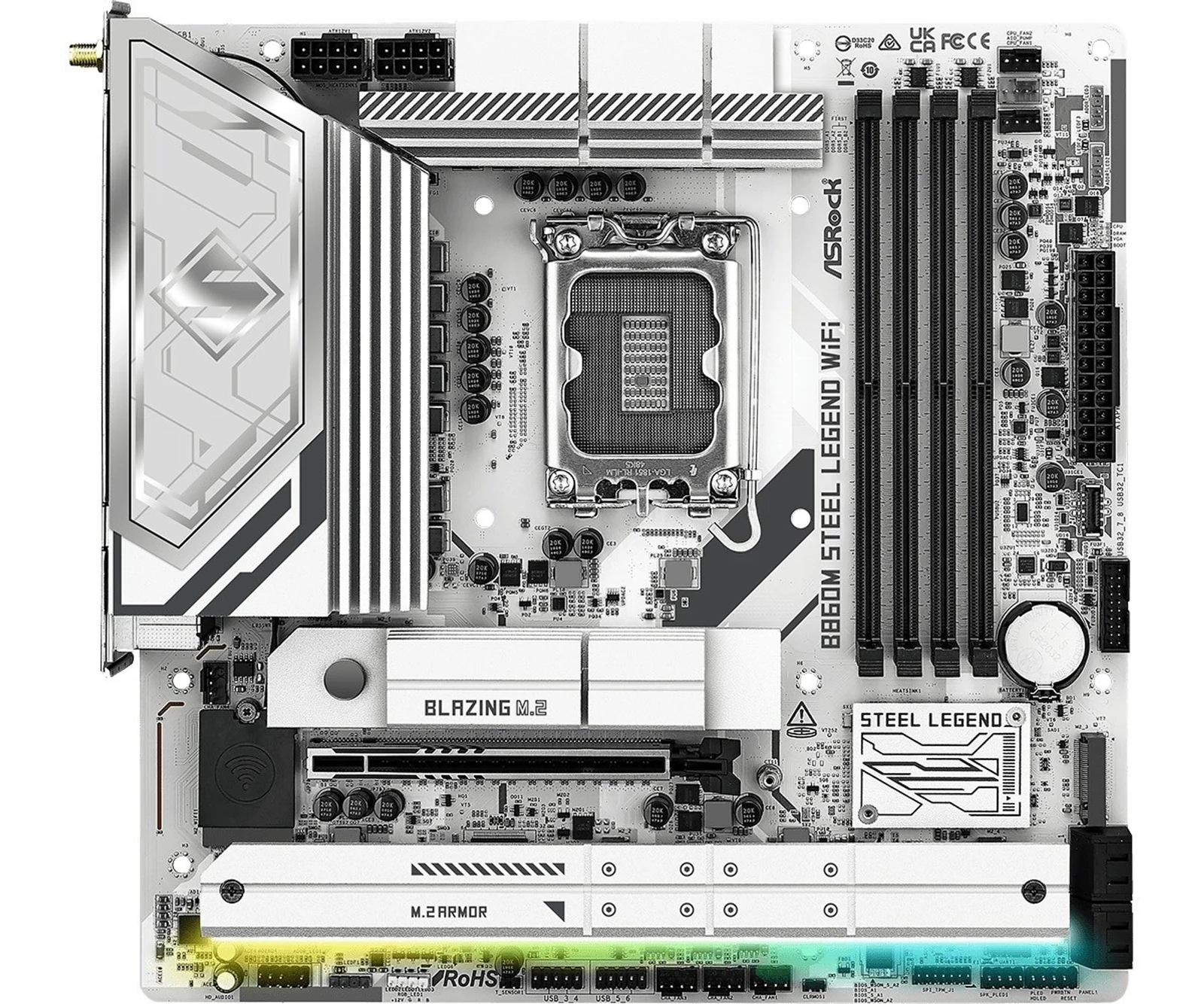 Płyta główna ASRock B860M Steel Legend WiFi Socket-1851 — zdjęcie 1 z 5