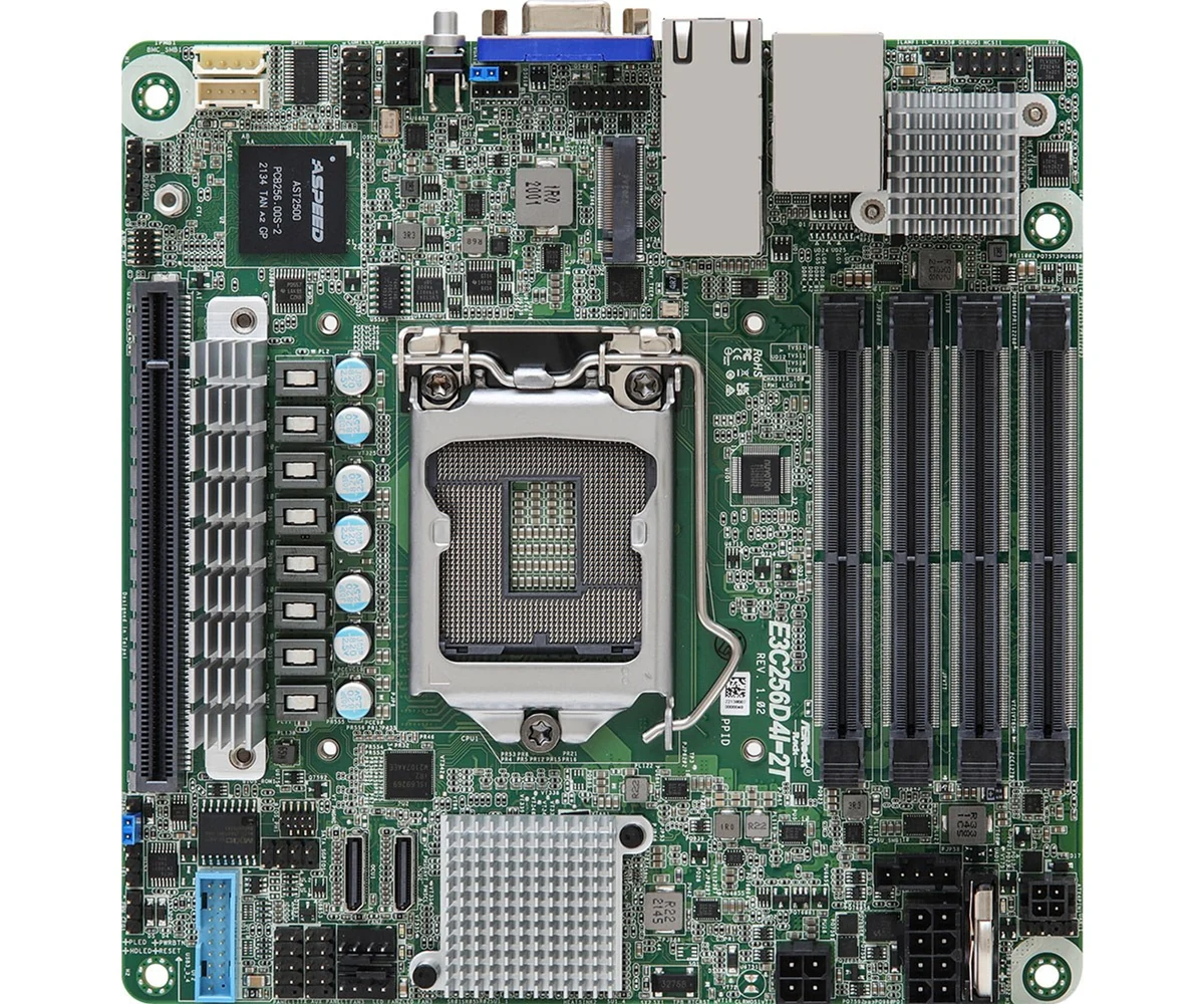 Płyta główna ASRock E3C256D4I-2T LGA1200 Intel Xeon
