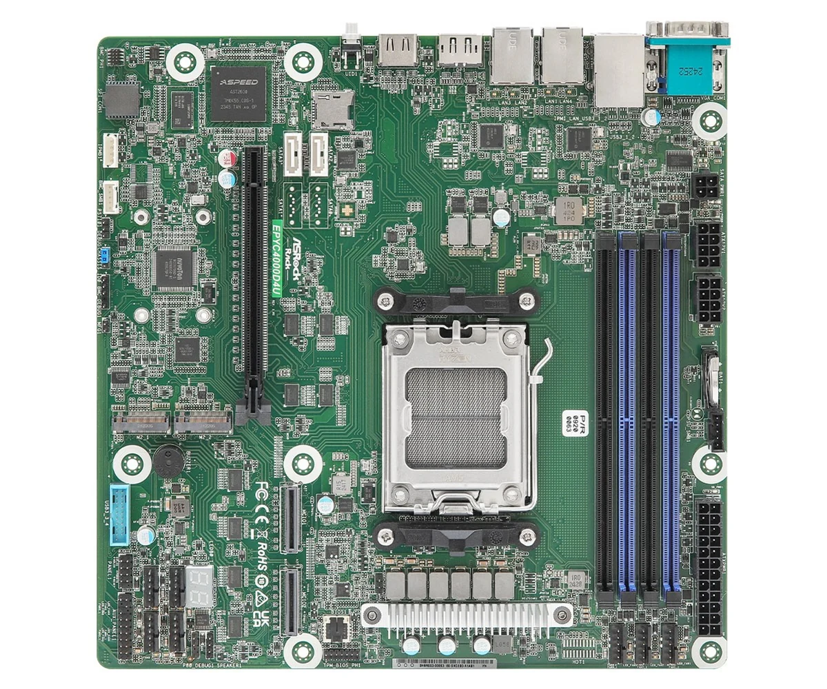 Płyta główna serwerowa ASRock EPYC4000D4U AM5 AMD