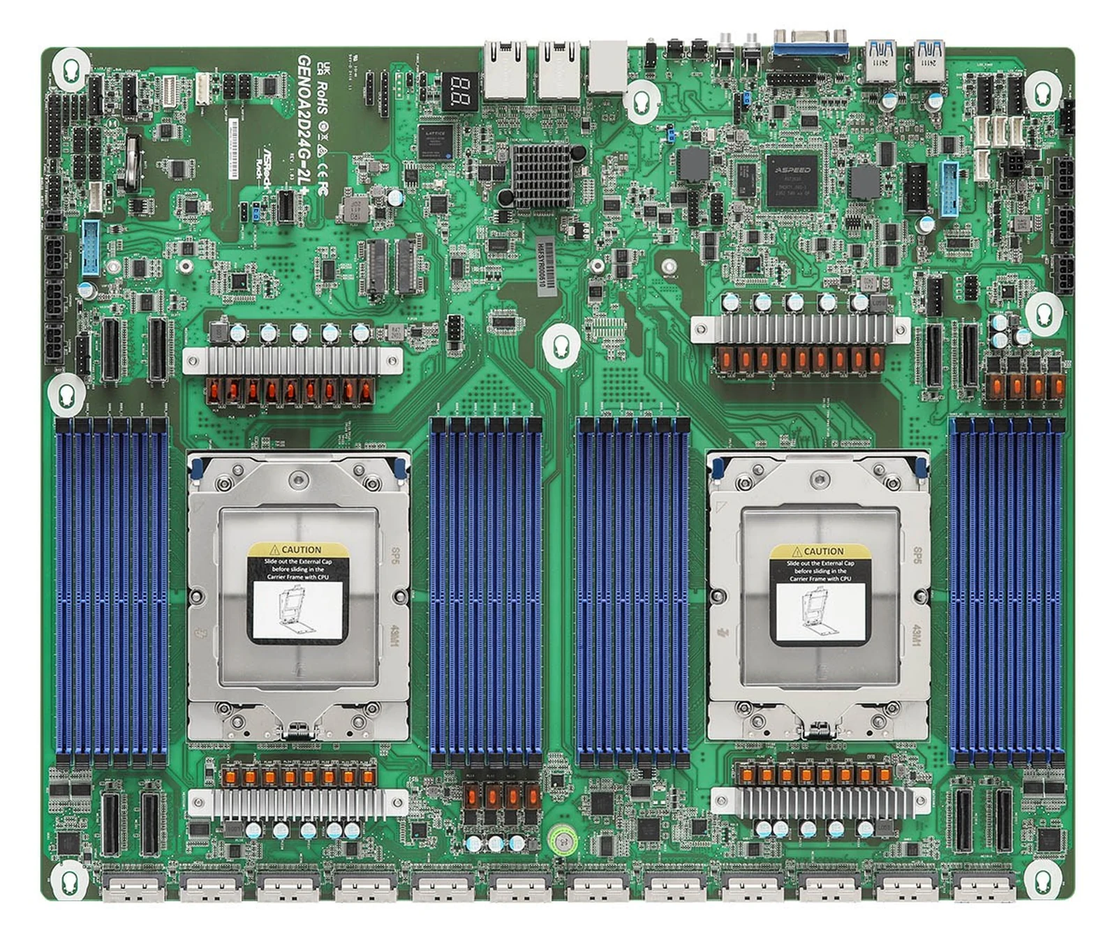 Płyta główna ASRock GENOA2D24G-2L+ Socket SP5 AMD EPYC — zdjęcie 1 z 4