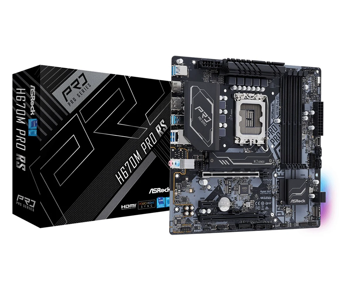 Płyta główna Asrock H670M PRO RS Socket 1700