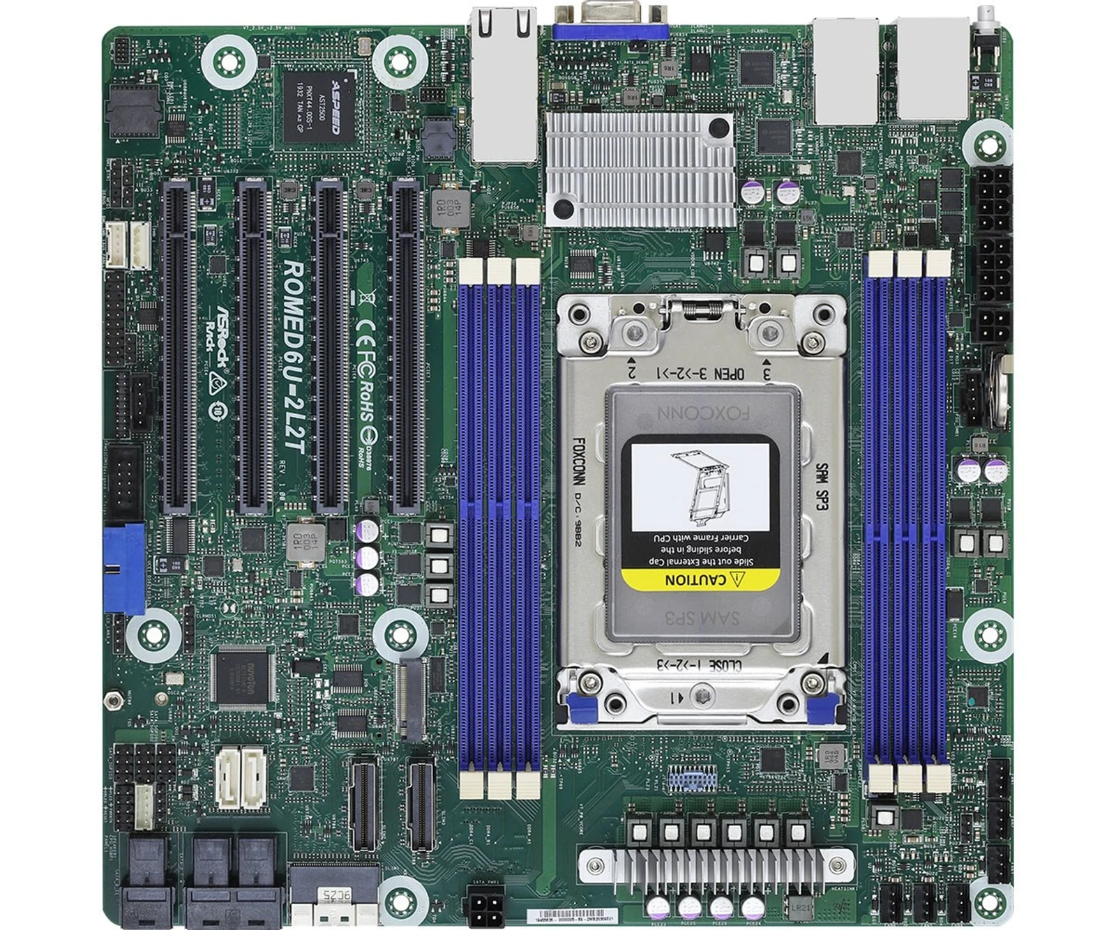 Płyta główna ASRock ROMED6U-2L2T dla AMD Epyc 7000 — zdjęcie 1 z 4