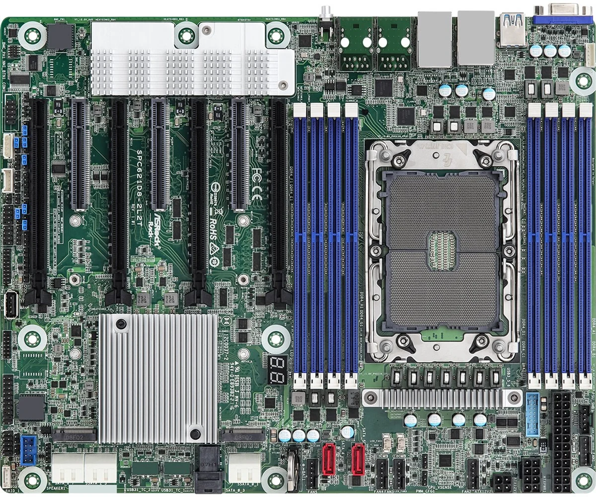 Płyta główna ASRock SPC621D8 LGA4189 Intel Xeon
