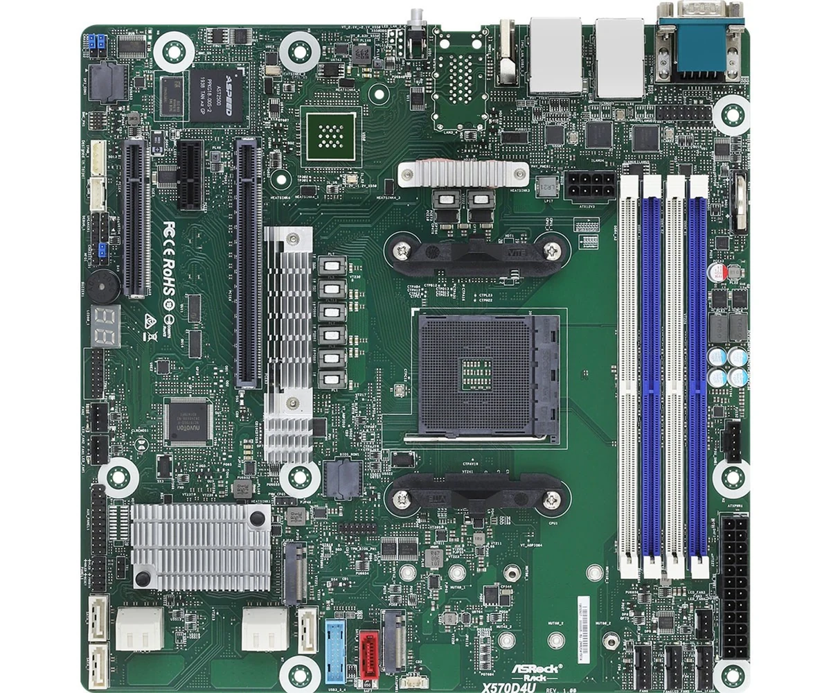 Płyta główna ASRock X570D4U Socket AM4