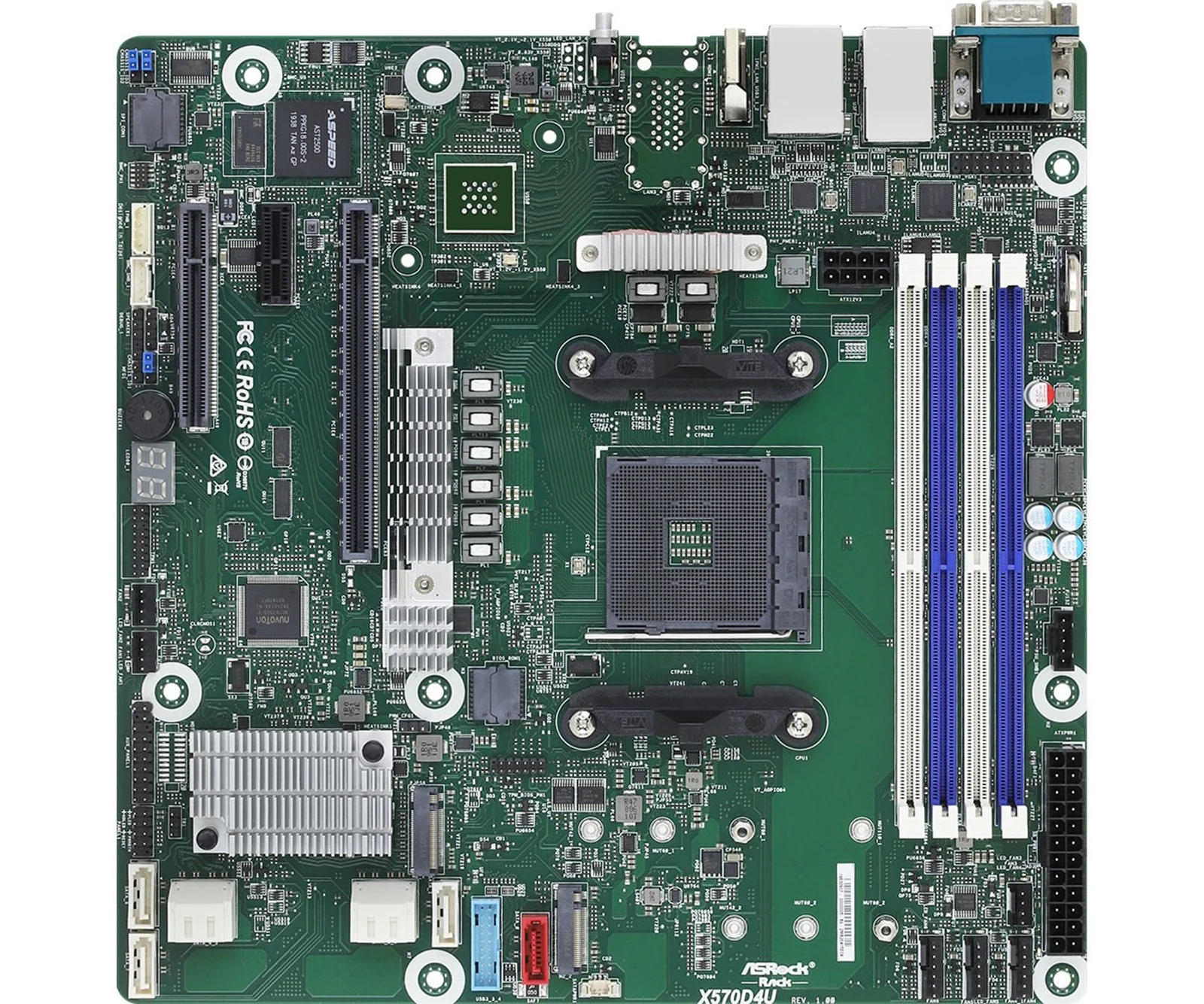 Płyta główna ASRock X570D4U Socket AM4 — zdjęcie 1 z 3
