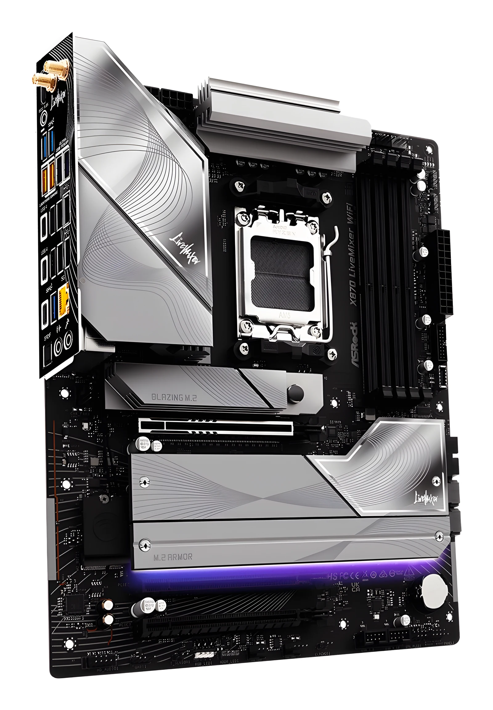Płyta główna AsRock X870 LIVEMIXER WIFI Socket AM5 — zdjęcie 1 z 6