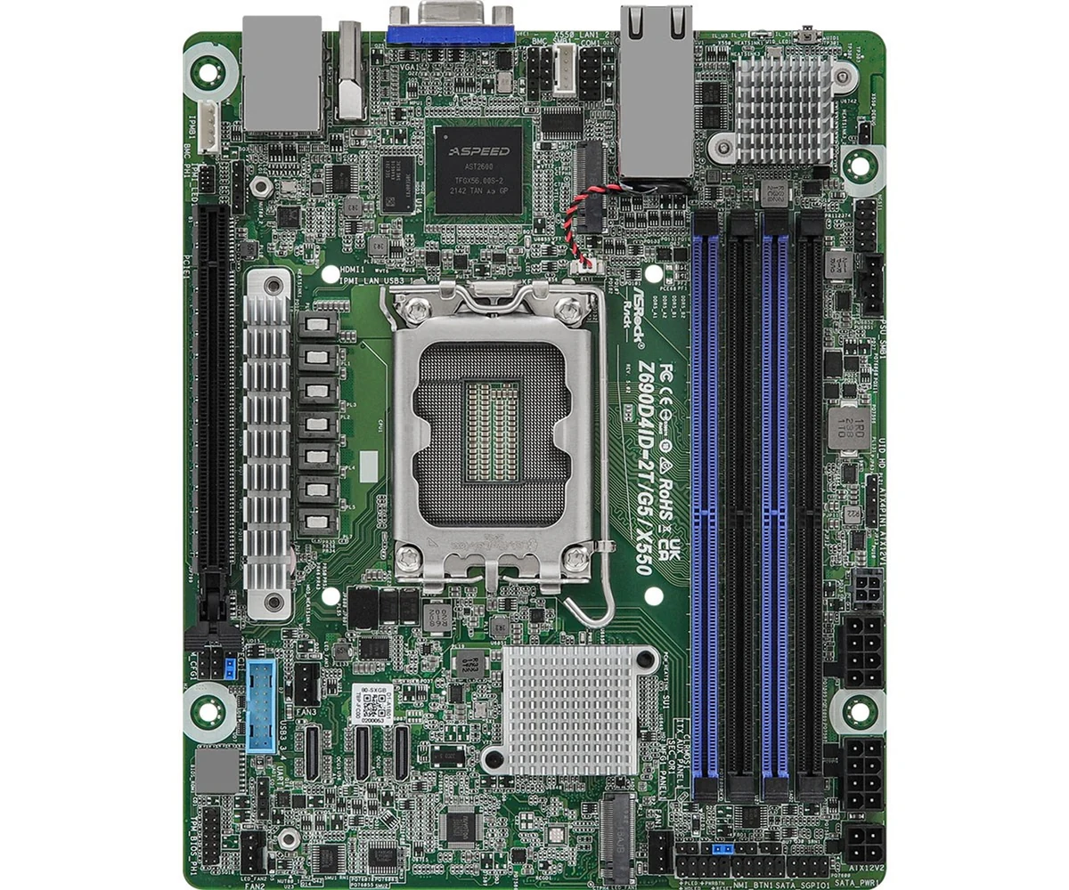 Płyta główna ASRock Z690D4ID-2T/G5/X550 LGA1700