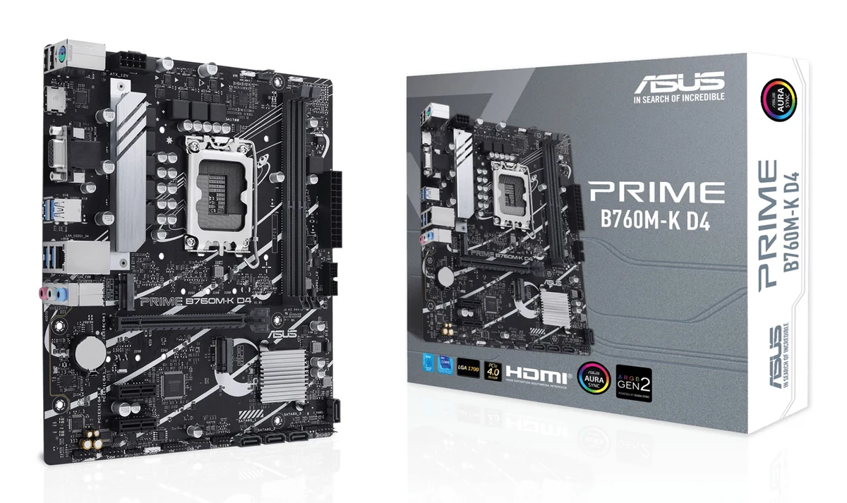 Płyta główna ASUS PRIME B760M-K D4 Socket 1700