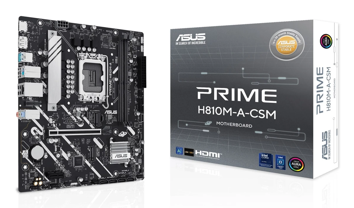 Płyta główna ASUS PRIME H810M-A-CSM Socket 1851