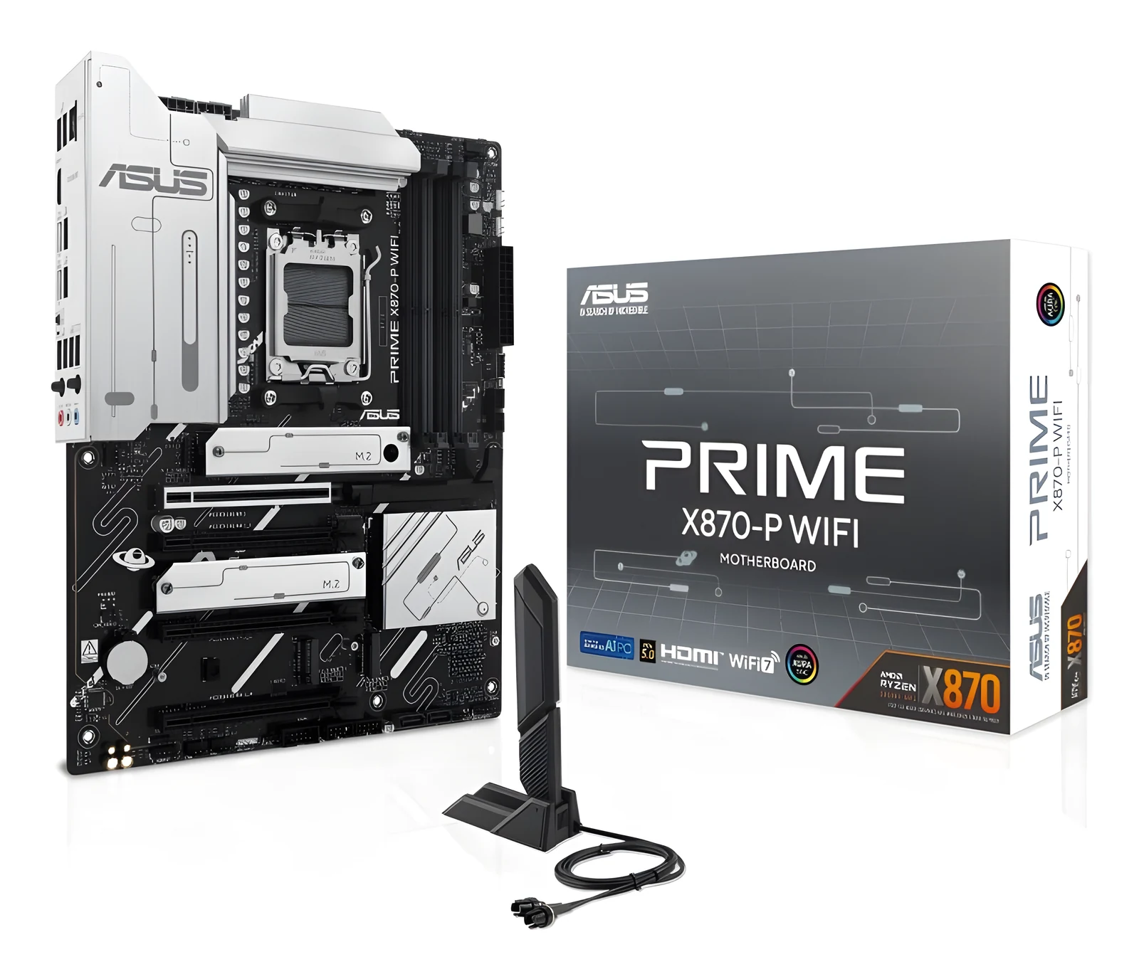 Płyta główna ASUS PRIME X870-P WIFI Socket AM5 — zdjęcie 1 z 5