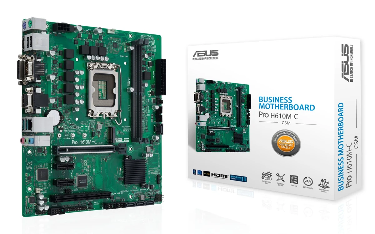Płyta główna ASUS Pro H610M-C-CSM