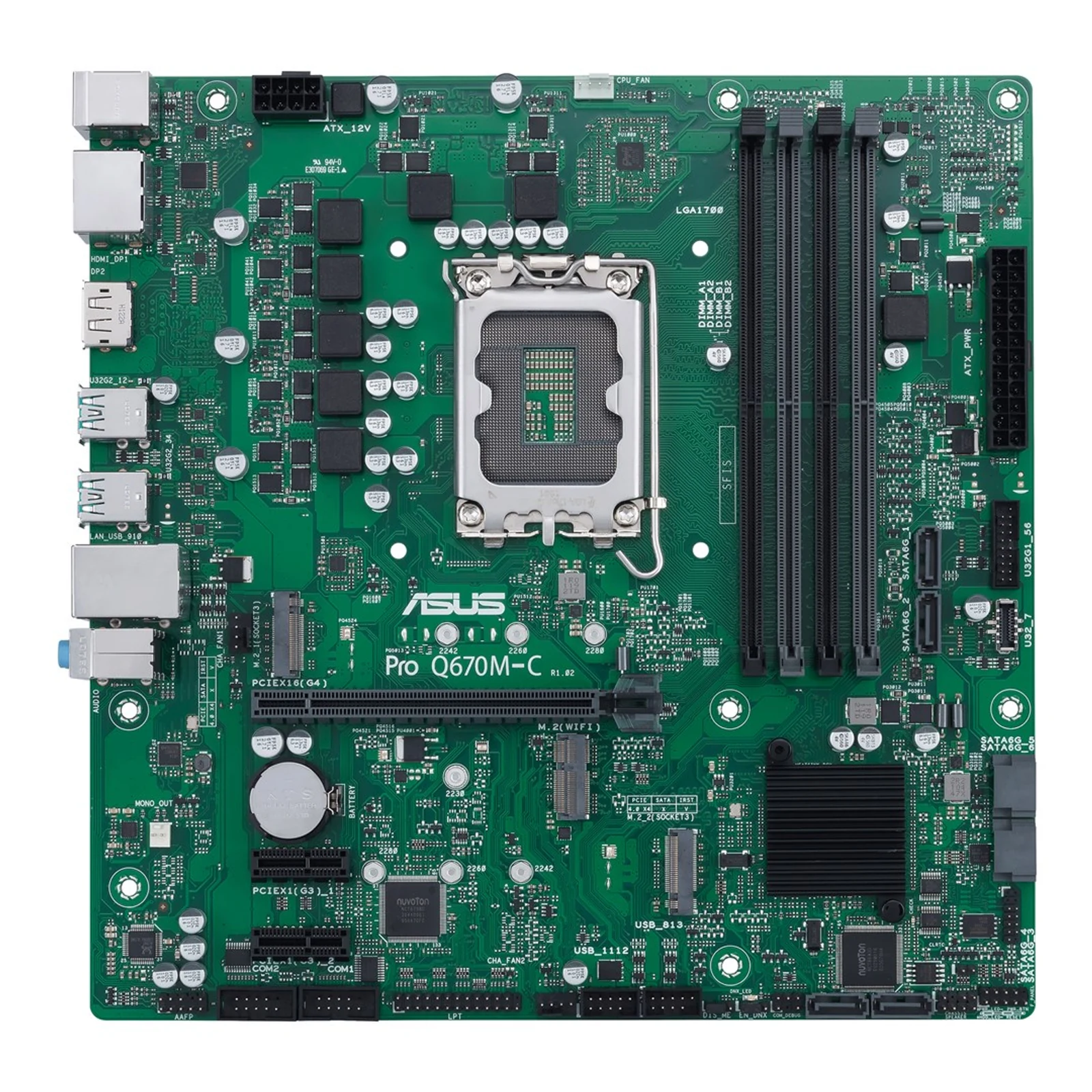 Płyta główna ASUS PRO Q670M-C-CSM — zdjęcie 1 z 4