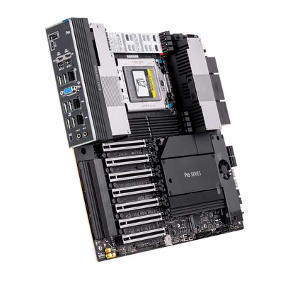 Płyta główna serwerowa Asus Pro WS WRX90E-SAGE SE z procesorem AMD Ryzen