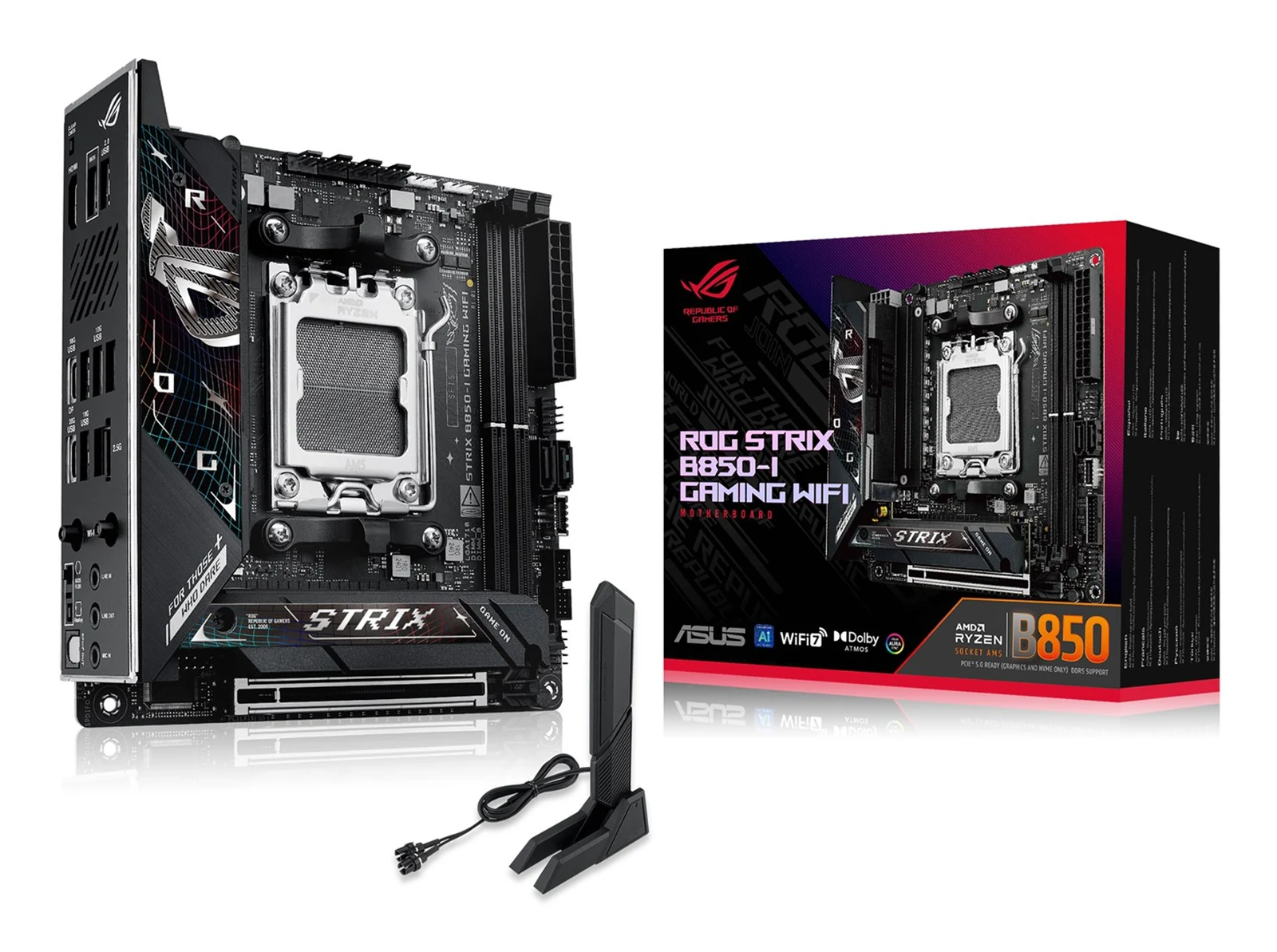 Płyta główna ASUS ROG STRIX B850-I Gaming Wi-Fi — zdjęcie 1 z 8