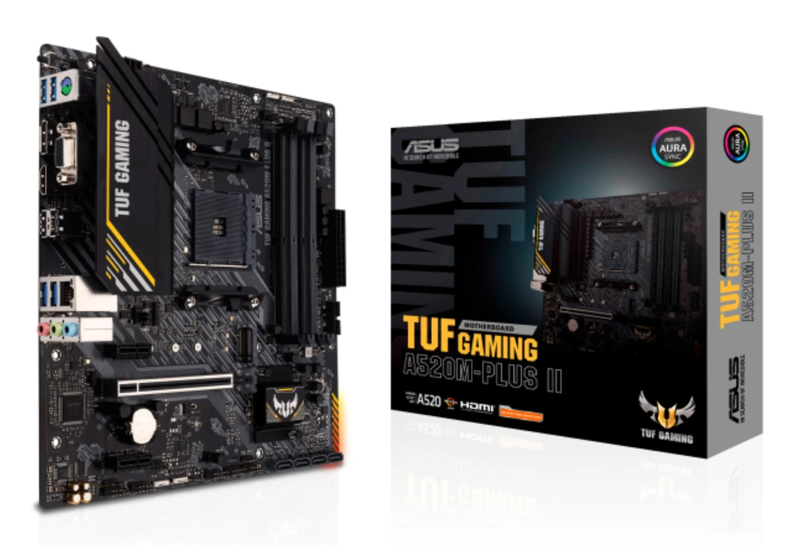 Płyta główna ASUS TUF Gaming A520M-PLUS II AM4 — zdjęcie 1 z 6