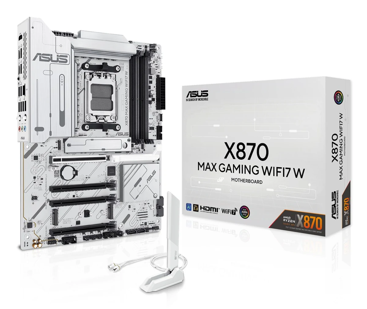Płyta główna ASUS X870 MAX GAMING WIFI7 Biała