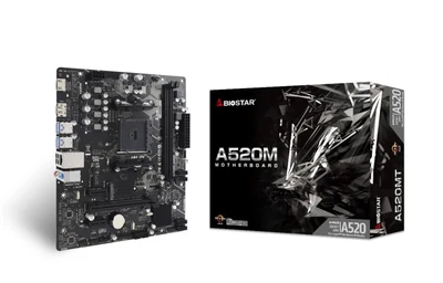 Płyta główna BIOSTAR A520MT AM4 dla AMD Ryzen 3