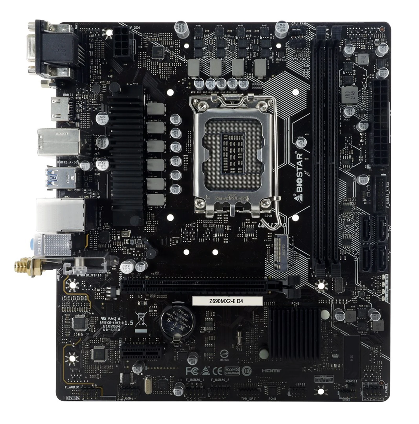 Płyta główna BIOSTAR Z690MX2-E D4 (OUTLET) — zdjęcie 1 z 4